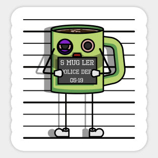 Mugshot Sticker